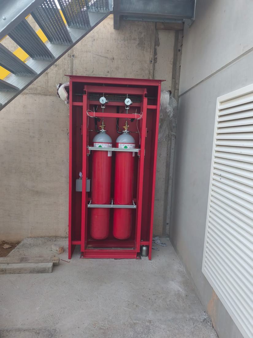 Dotazione antincendio reale oggetto di controllo e manutenzione